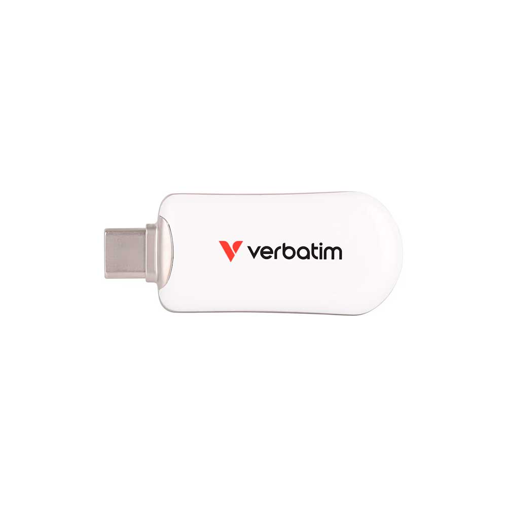 30228 VERBATIM                                                     | PENDRIVE VERBATIM 64GB PLECTRA USB C FLASH DRIVE BLANCO                                                                                                                                                                                                   