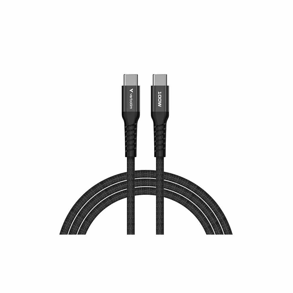 31863 VERBATIM                                                     | CABLE VERBATIM USB C A USB C DE 120MTS AUTOENROLLABLE MAGNETICO NEGRO DE 100W                                                                                                                                                                             