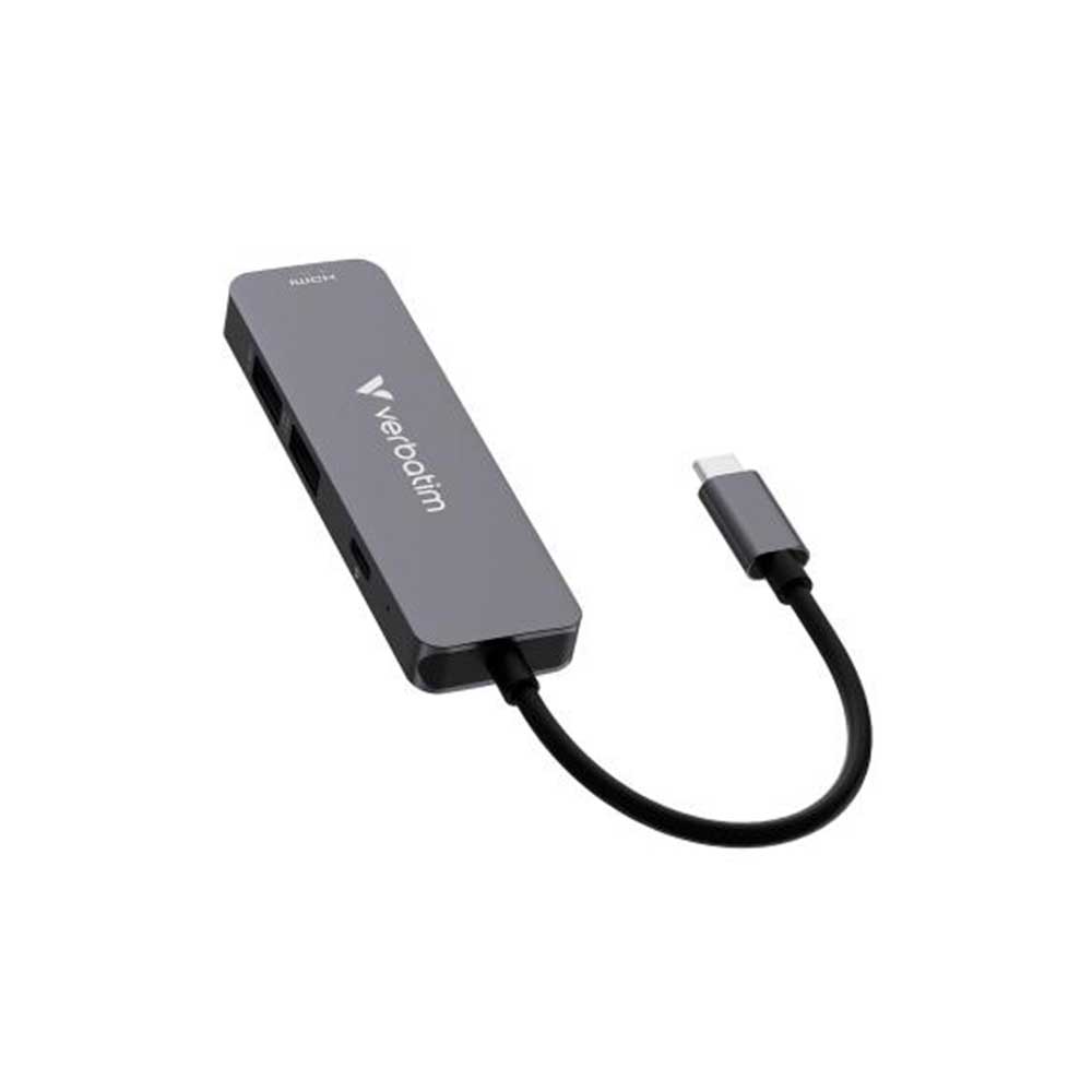 32155 VERBATIM                                                     | HUB VERBATIM ESSENTIALS USB-C DE 4 PUERTOS                                                                                                                                                                                                                