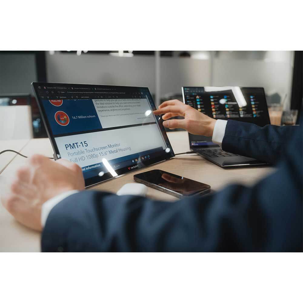 49592 VERBATIM                                                     | MONITOR VERBATIM TÁCTIL PORTÁTIL FULL HD 1080P 15.6