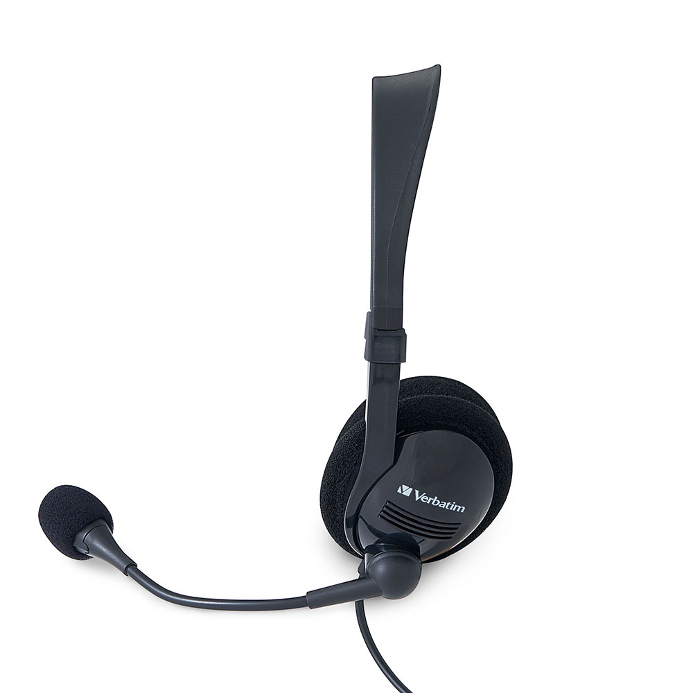 70723 VERBATIM                                                     | HEADSET VERBATIM ESTEREO CON MICRÓFONO Y CONTROL REMOTO NEGRO                                                                                                                                                                                             
