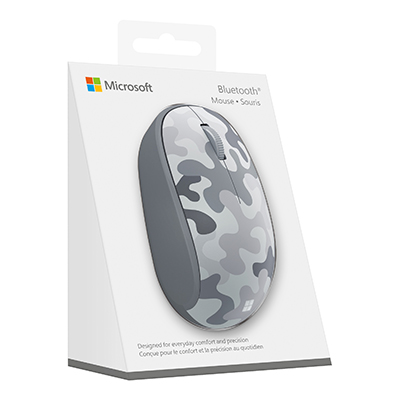 8KX-00001 MICROSOFT                                                    | MOUSE MICROSOFT BLUETOOTH CAMO SE GRIS Y BLANCO                                                                                                                                                                                                           