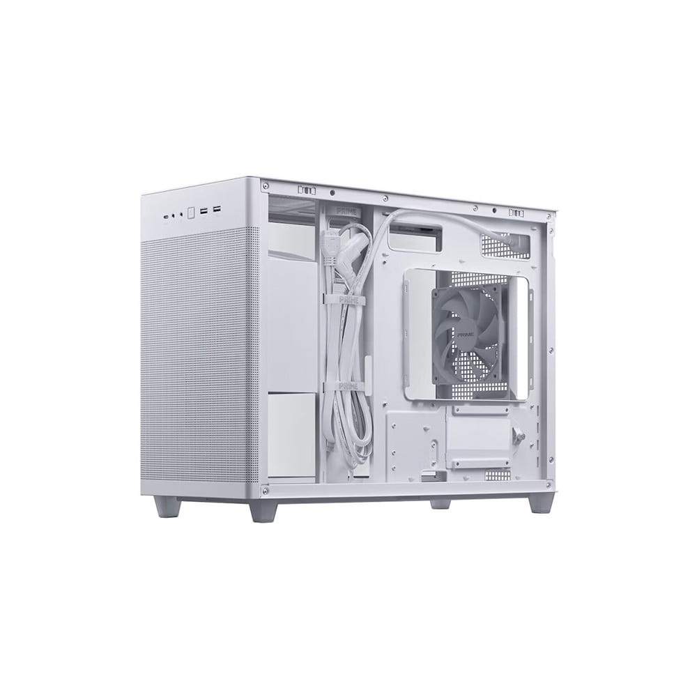 90DC00G3-B38010 ASUS                                                         | GABINETE ASUS AP201 ASUS PRIME MICRO ATX VIDRIO TEMPLADO BLANCO                                                                                                                                                                                           