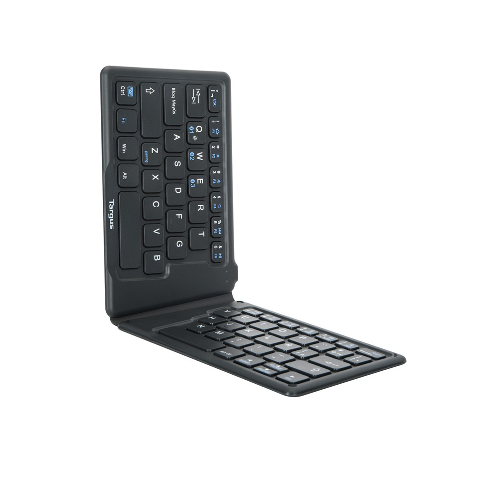 AKF003ES TARGUS                                                       | TECLADO ERGONOMICO TARGUS ANTIMICROBIANO PLEGABLE NEGRO                                                                                                                                                                                                   