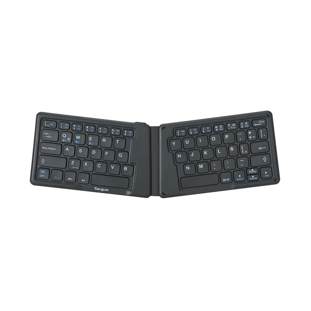 AKF003ES TARGUS                                                       | TECLADO ERGONOMICO TARGUS ANTIMICROBIANO PLEGABLE NEGRO                                                                                                                                                                                                   