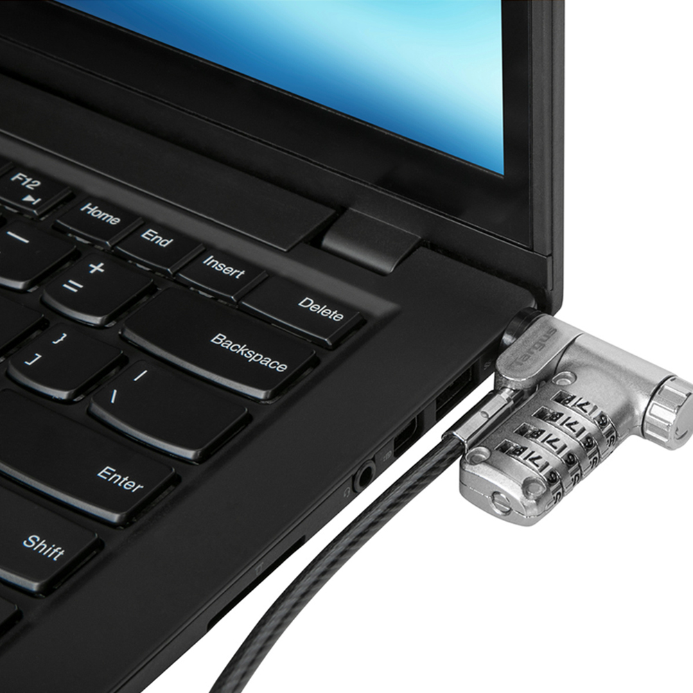 ASP96RGLX TARGUS                                                       | CABLE CANDADO TARGUS CON COMBINACION NOTEBOOK DEFCON® PREMIUM                                                                                                                                                                                             