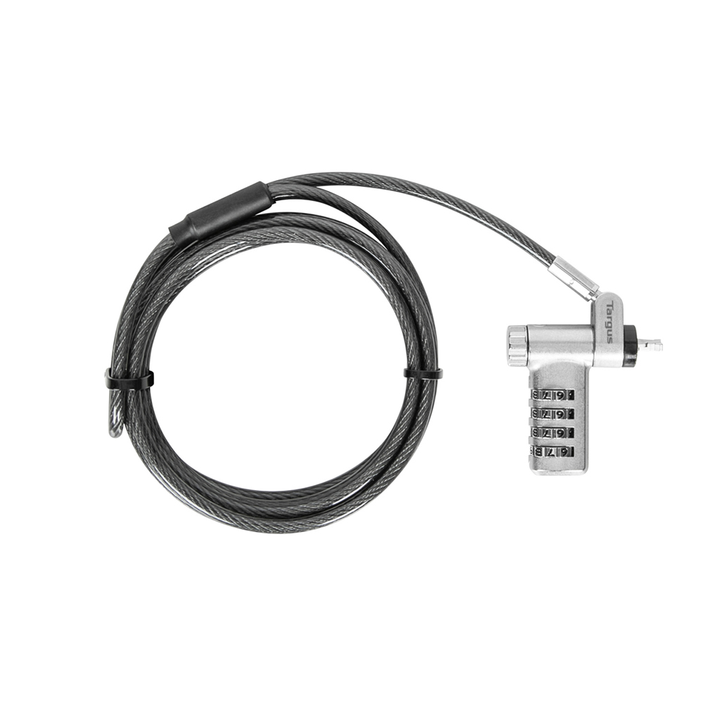ASP96RGLX TARGUS                                                       | CABLE CANDADO TARGUS CON COMBINACION NOTEBOOK DEFCON® PREMIUM                                                                                                                                                                                             