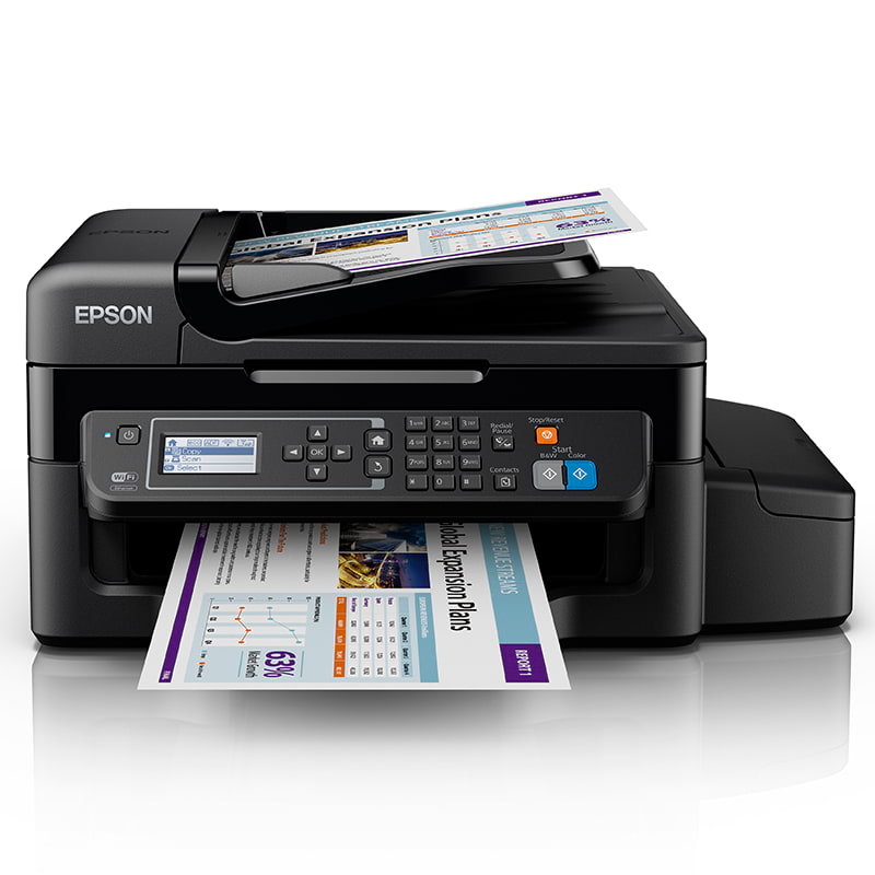 IMPRESORA MULTIFUNCIÓN EPSON L575 SISTEMA CONTINUO RED WIFI ADF | Intermaco  Mayorista