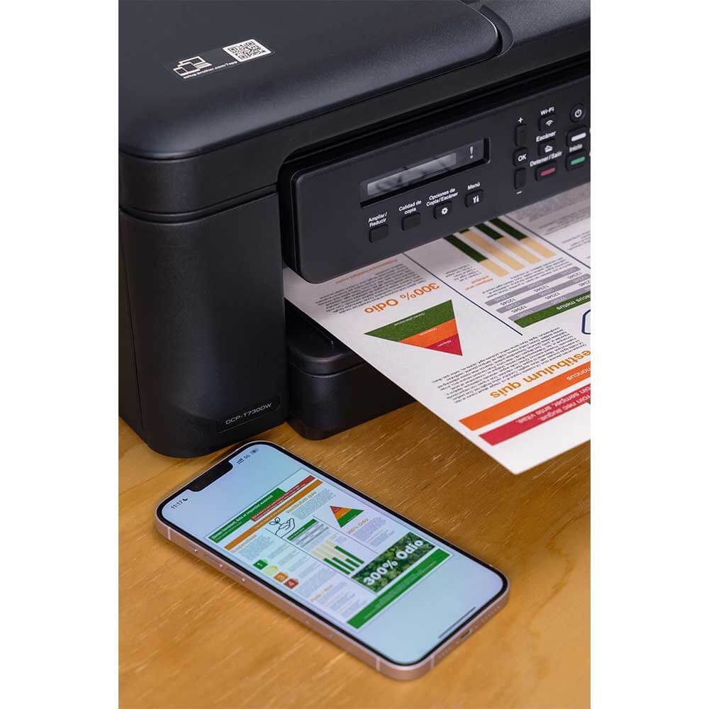 DCPT730DW BROTHER                                                      | IMPRESORA MULTIFUNCION BROTHER DCP-T730DW INKTANK USB WIFI DUPLEX ADF (REEMPLAZO DCP720DW)                                                                                                                                                                
