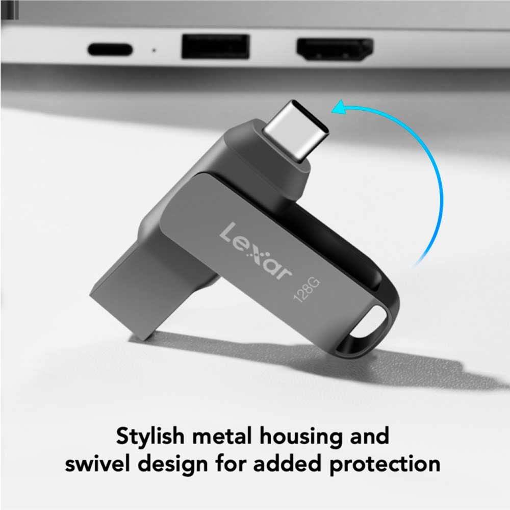 LJDD400128G-BNQNU LEXAR                                                        | PENDRIVE LEXAR DUAL DRIVE 3.2 USB A TO TYPE C 128GB                                                                                                                                                                                                       