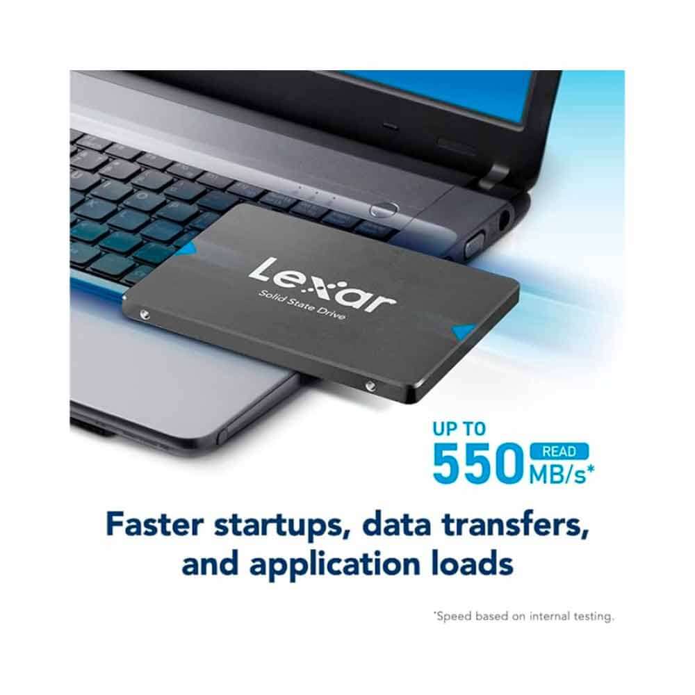 LNQ100X001T-RNNNG LEXAR                                                        | SSD INTERNO LEXAR NQ100 1TB SATA III                                                                                                                                                                                                                      