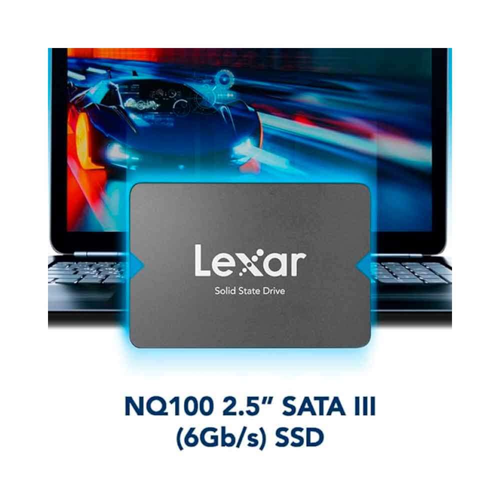 LNQ100X001T-RNNNG LEXAR                                                        | SSD INTERNO LEXAR NQ100 1TB SATA III                                                                                                                                                                                                                      