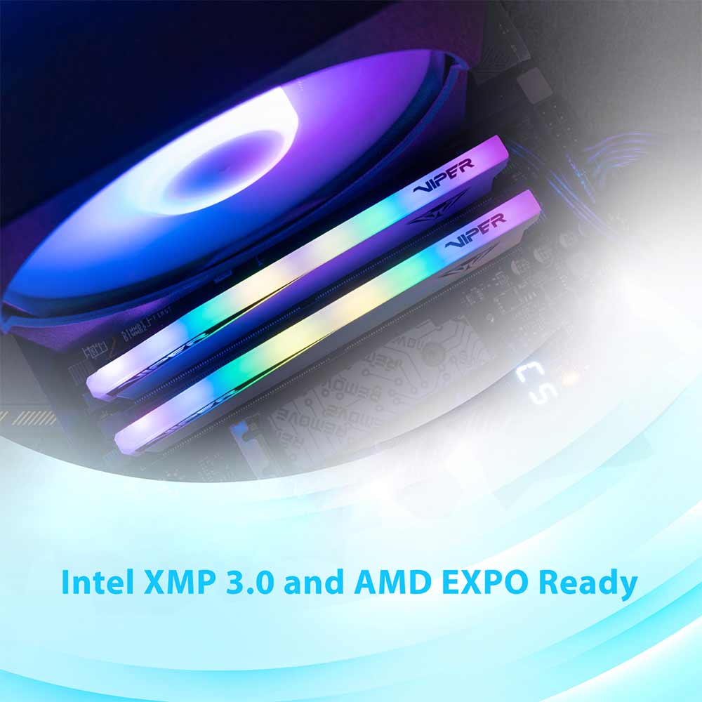 PVER516G56C38W PATRIOT                                                      | MEMORIA PATRIOT VIPER ELITE 5 RGB WHITE 16GB UDIMM 5600MHZ                                                                                                                                                                                                