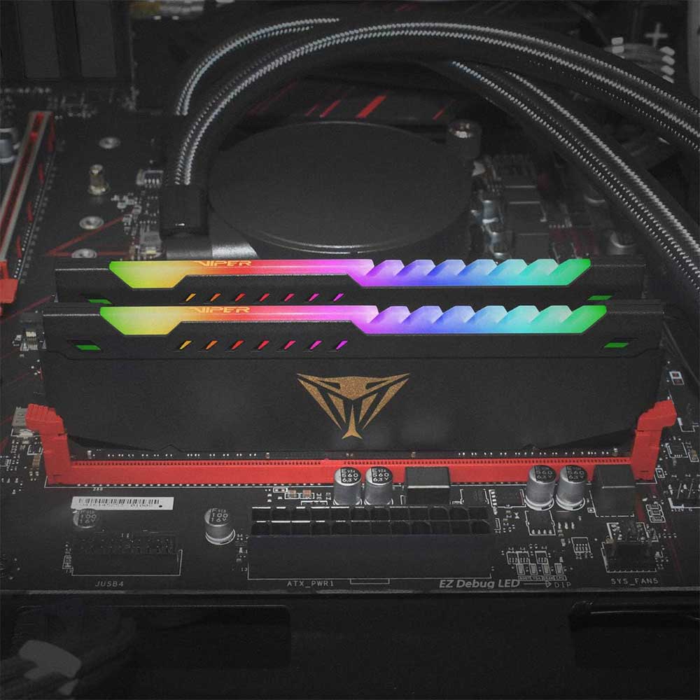 PVSR48G320C8 PATRIOT                                                      | MEMORIA RAM PATRIOT VIPER STEEL RGB 8GB 3200MHZ CL8 DDR4 UDIMM                                                                                                                                                                                            