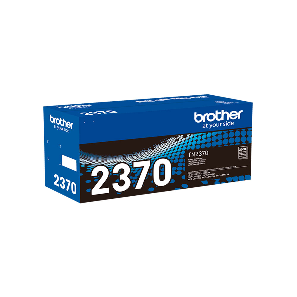 TN2370 BROTHER                                                      | TONER BROTHER NEGRO TN2370 P/ LÁSER HL L2320D/L2360DW/DC                                                                                                                                                                                                  