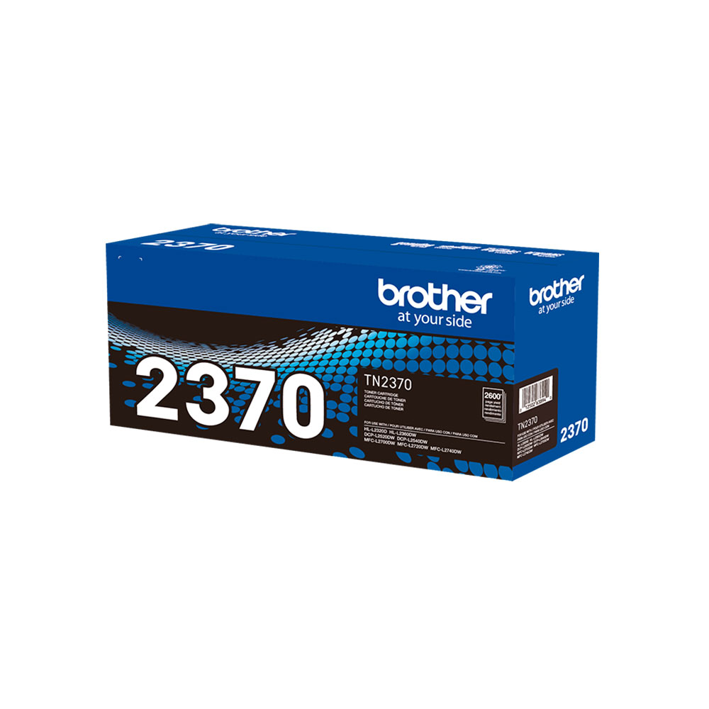 TN2370 BROTHER                                                      | TONER BROTHER NEGRO TN2370 P/ LÁSER HL L2320D/L2360DW/DC                                                                                                                                                                                                  