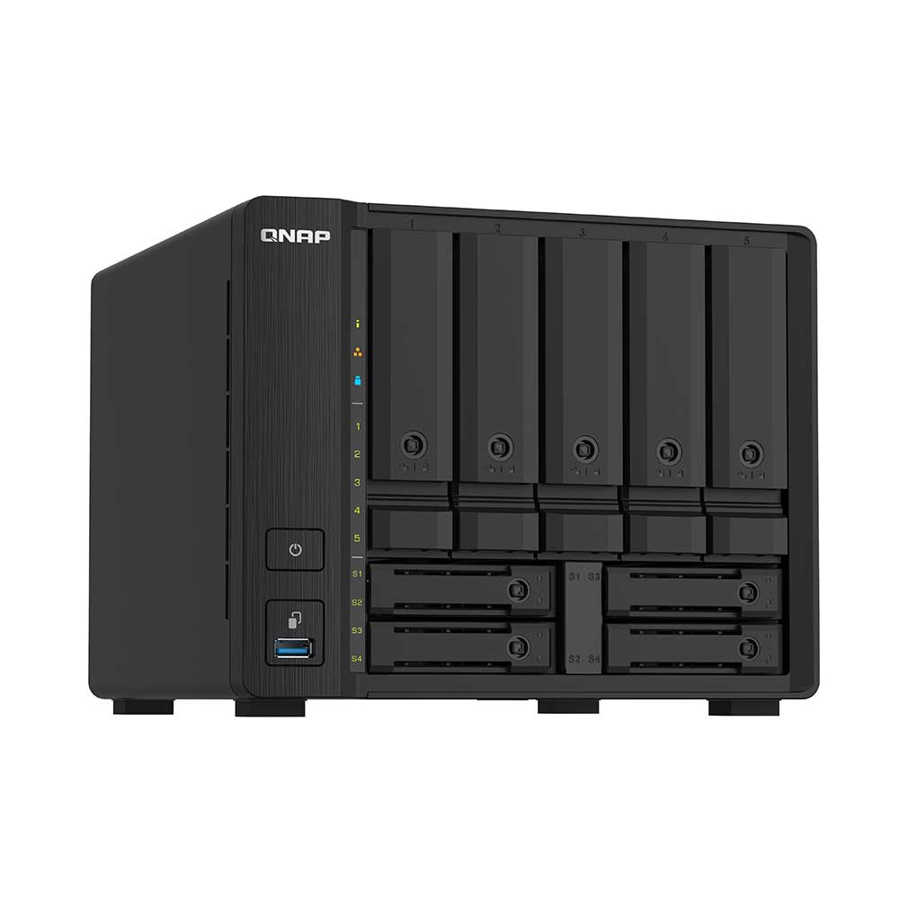 TS-932PX-4G-US QNAP                                                         | NAS QNAP TORRE TS-932PX-4G-US DE 9 BAHIAS QUAD-CORE ARM 4GB RAM 10GBE                                                                                                                                                                                     